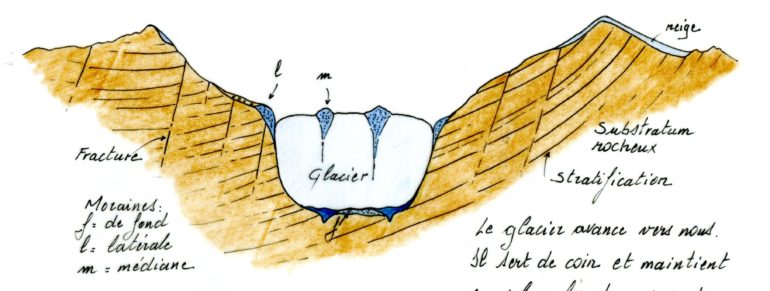 Un ancien tassement de versant