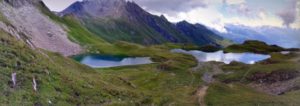 Panorama des cinq lacs de la Forclaz - Photo fiche visorando